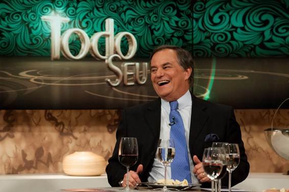 Ronnie Von com Padre Eugenio Maria La Barbera