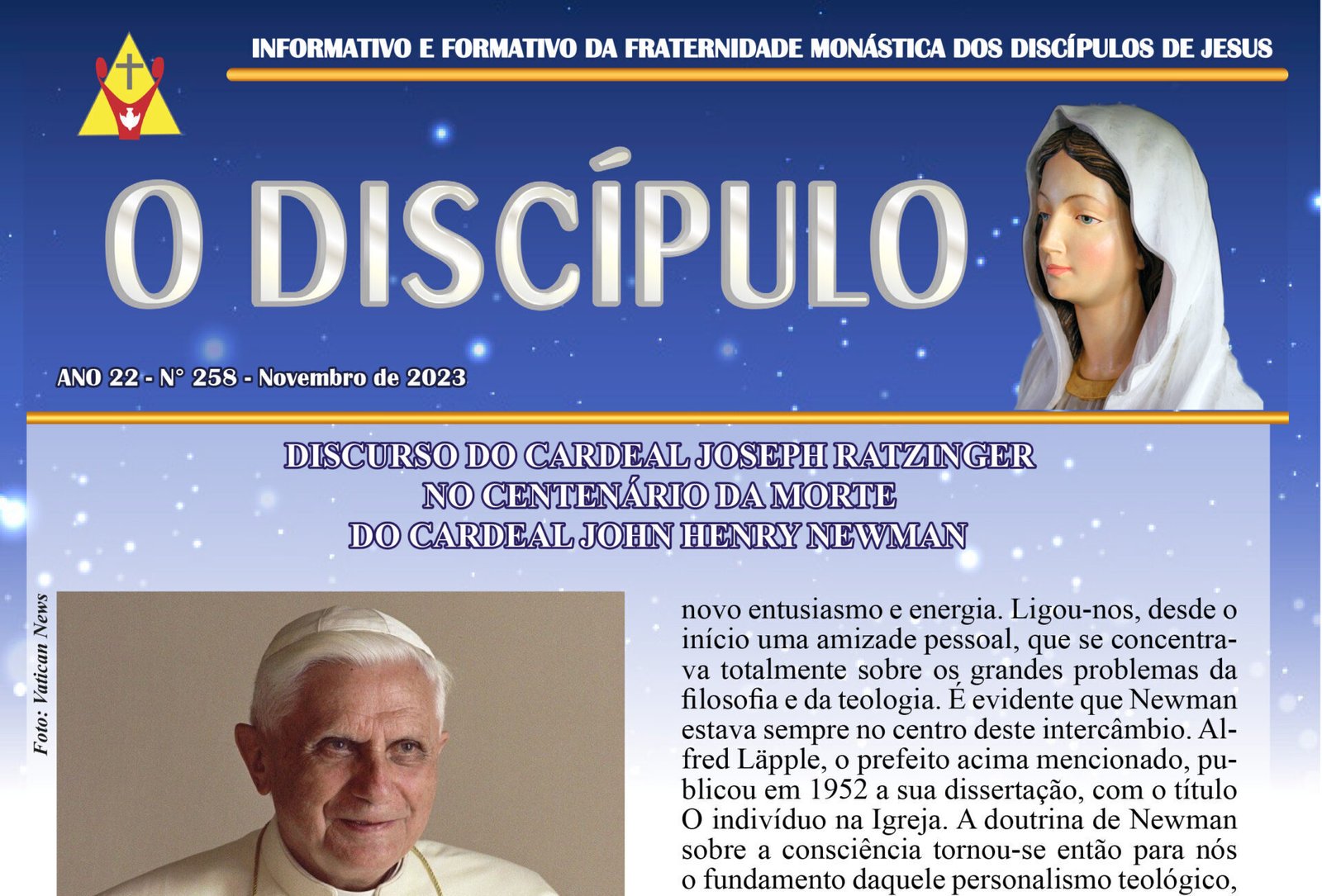 O Discípulo: Novembro 2023
